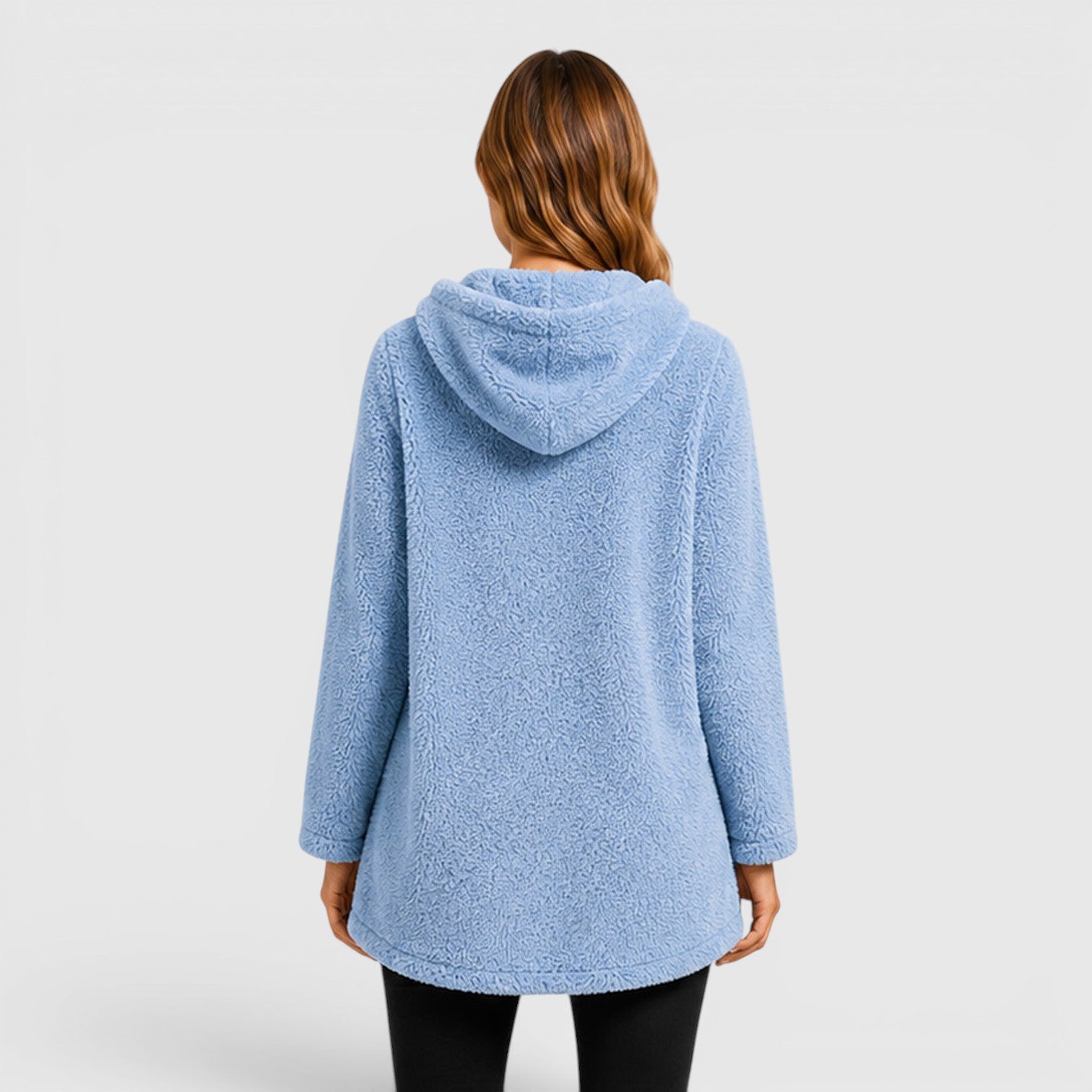 Monvaline | Women's Soft Plush Hoodie for Cold Weather Comfort