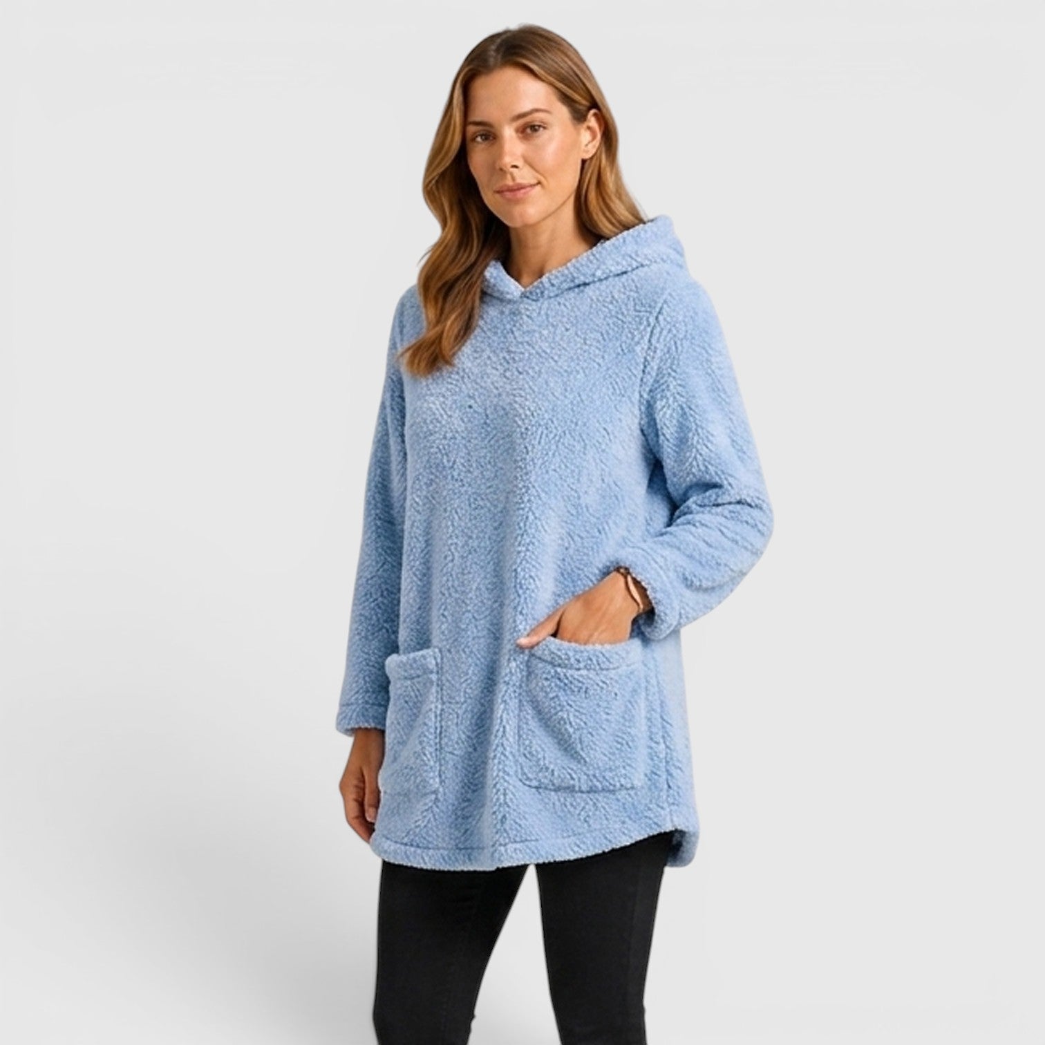 Monvaline | Women's Soft Plush Hoodie for Cold Weather Comfort