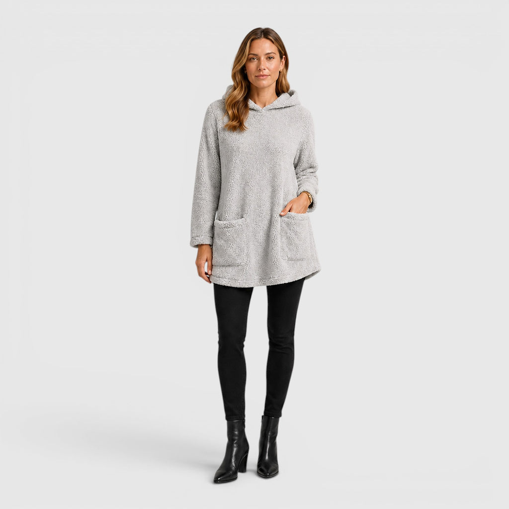 Monvaline | Women's Soft Plush Hoodie for Cold Weather Comfort
