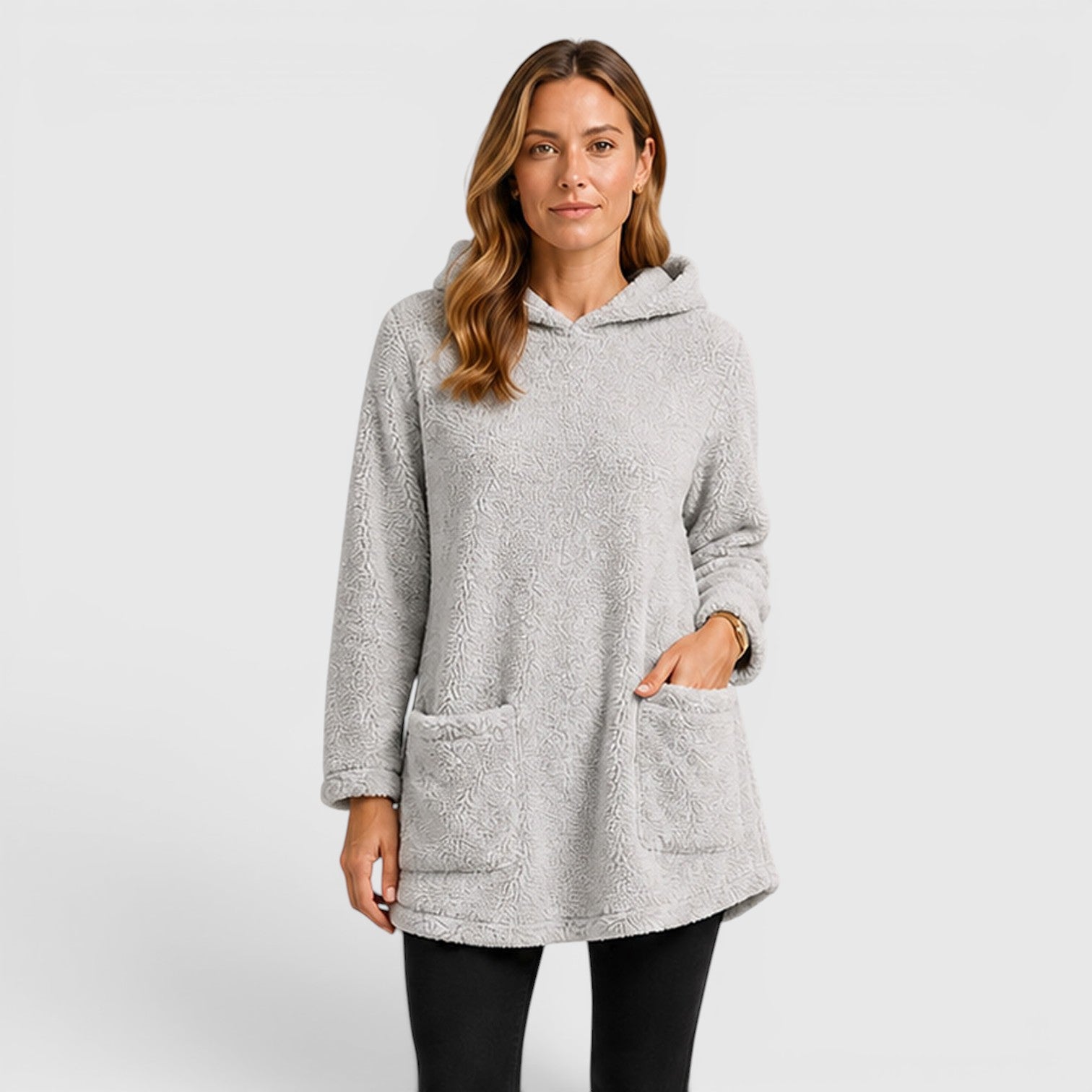 Monvaline | Women's Soft Plush Hoodie for Cold Weather Comfort