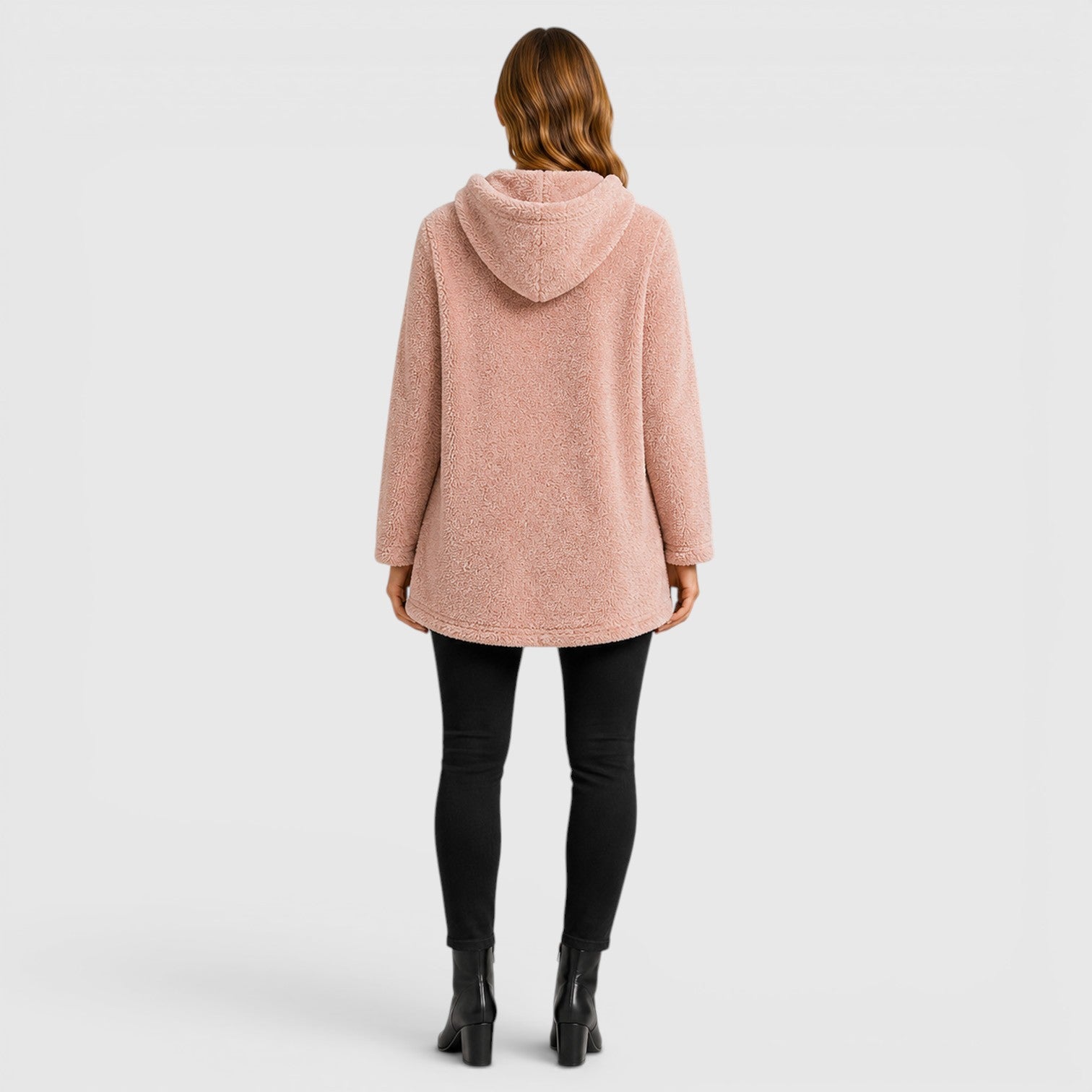 Monvaline | Women's Soft Plush Hoodie for Cold Weather Comfort