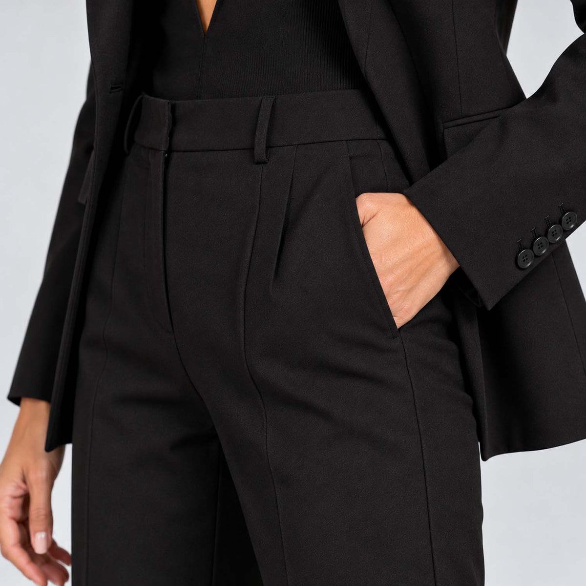 Monvaline | Women's Tailored Blazer & Wide Leg Trouser Co-Ord Set