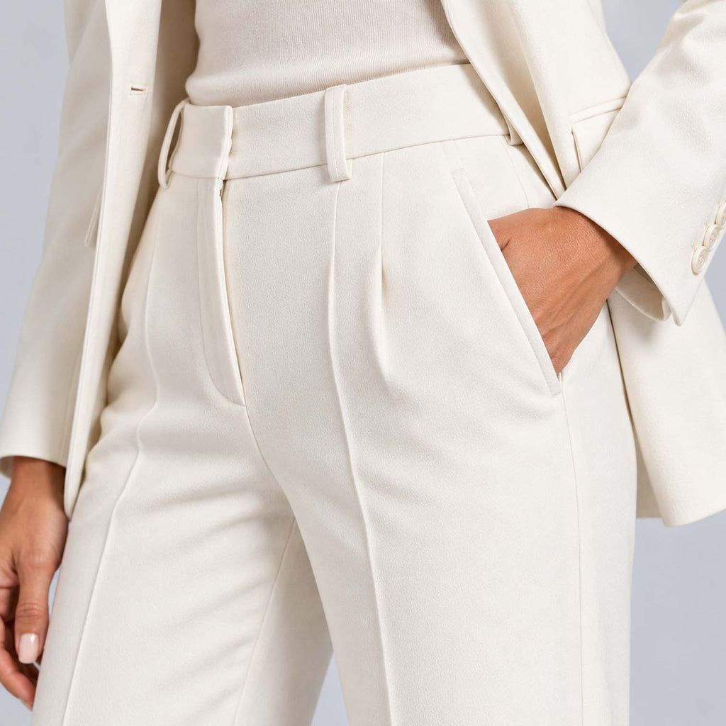 Monvaline | Women's Tailored Blazer & Wide Leg Trouser Co-Ord Set
