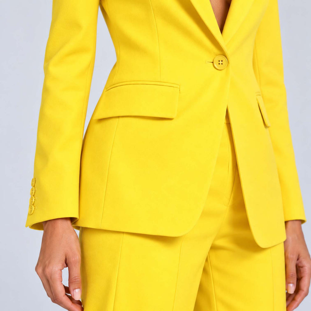 Monvaline | Women's Tailored Blazer & Wide Leg Trouser Co-Ord Set