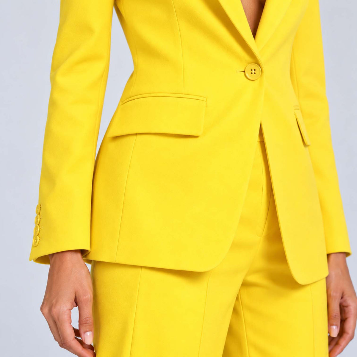 Monvaline | Women's Tailored Blazer & Wide Leg Trouser Co-Ord Set