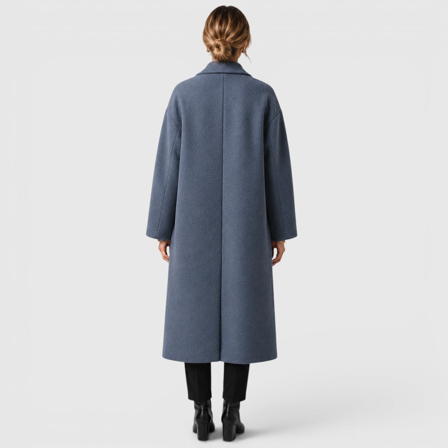Monvaline | Women's Warm Oversized Woolen Coat for Everyday Wear