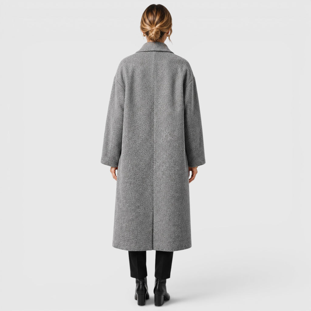Monvaline | Women's Warm Oversized Woolen Coat for Everyday Wear