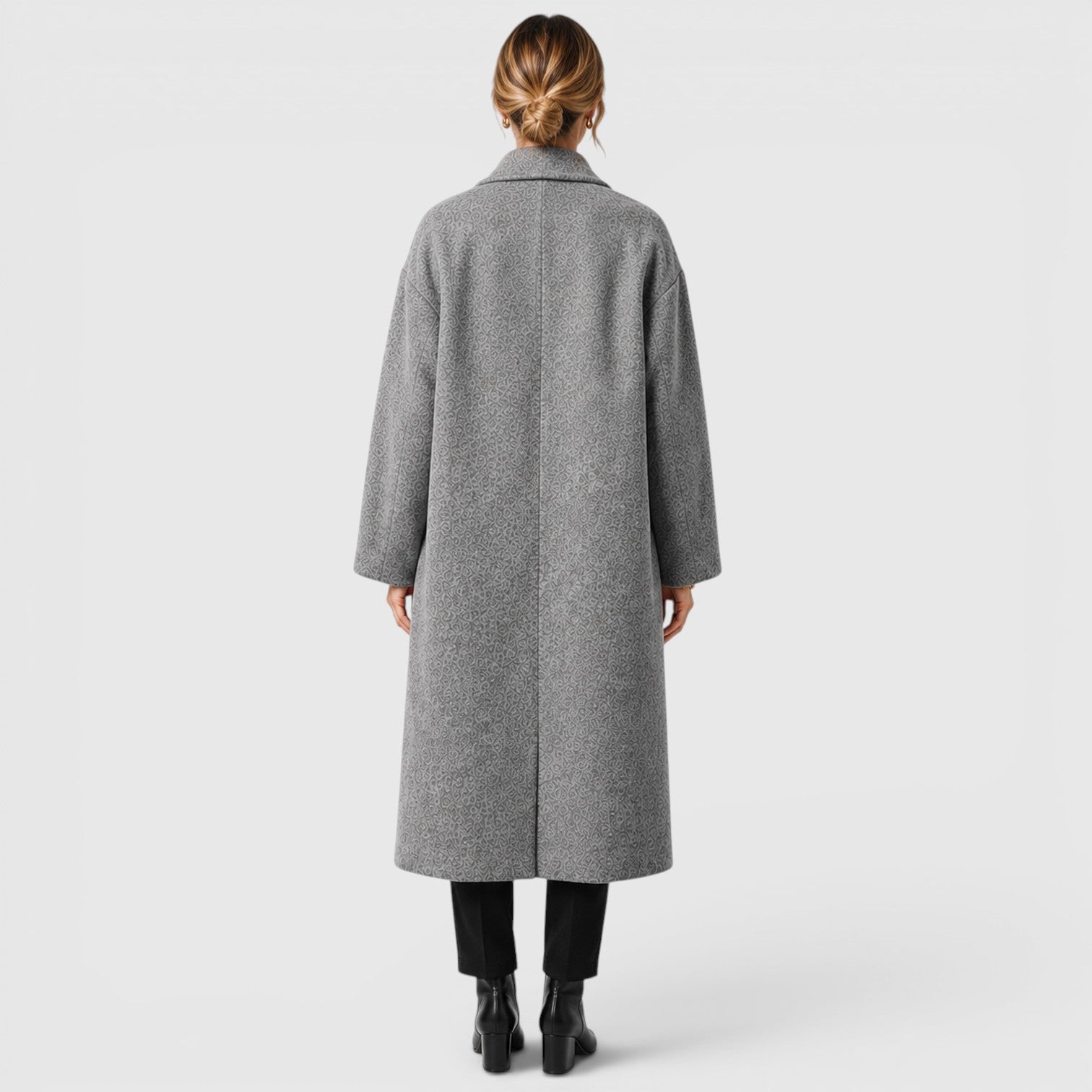 Monvaline | Women's Warm Oversized Woolen Coat for Everyday Wear