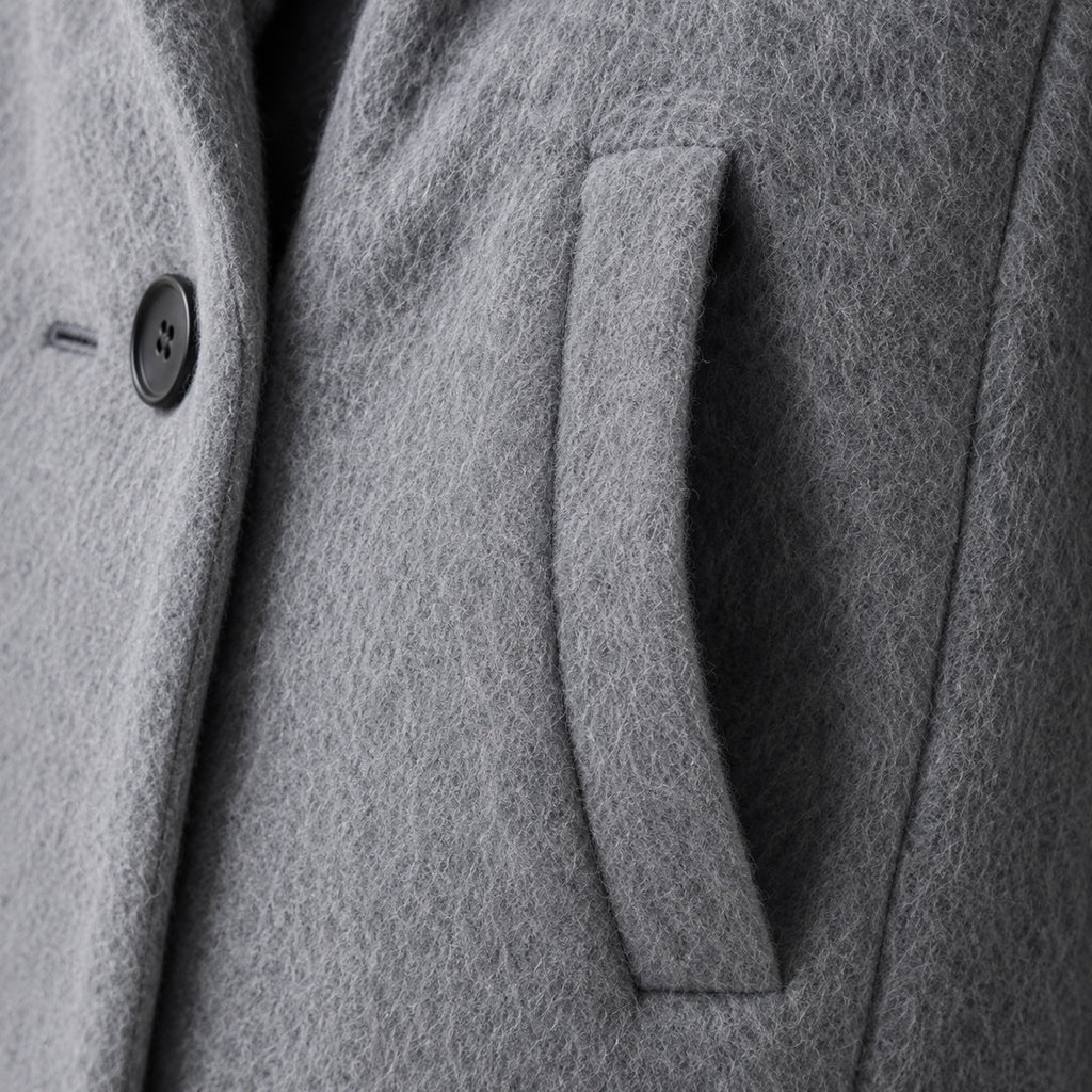 Monvaline | Women's Warm Oversized Woolen Coat for Everyday Wear