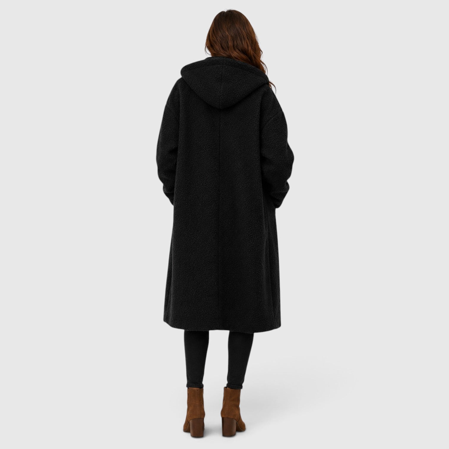 Monvaline | Women's Warm Tweed Wool Coat for Smart Casual Outfits