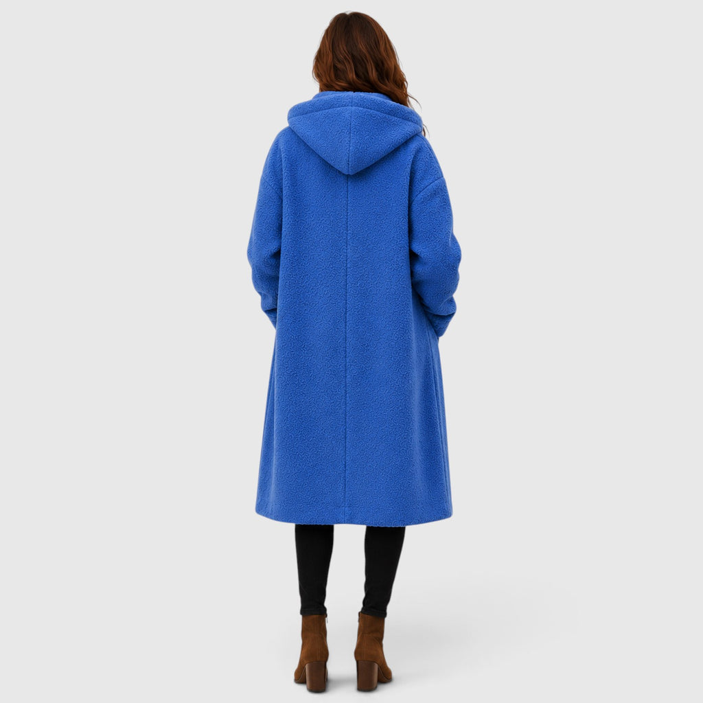 Monvaline | Women's Warm Tweed Wool Coat for Smart Casual Outfits