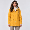 Monvaline | Women's Waterproof Hooded Coat - Lightweight Rain Jacket
