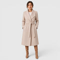 Monvaline | Women's Wool Blend Coat Comfortable Cold Weather Outerwear